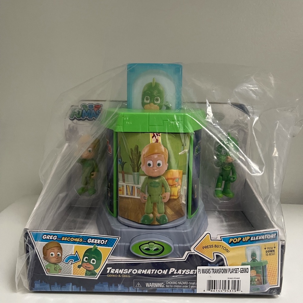 PJ Masks Transforming Figures, Gekko, Playsets